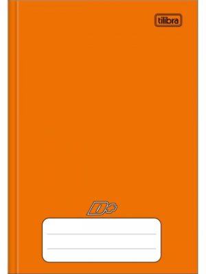 caderno brochura capa dura 14 d laranja 96 folhas 317390 e1 1
