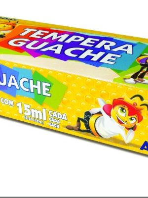 Tinta Tempera Guache 15ml 12 Cores Acrilex