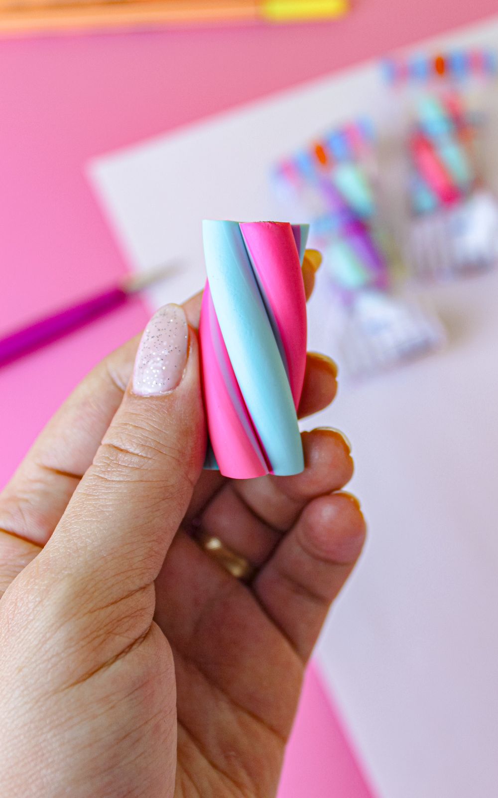 Borracha Colorida Marshmallow Tutti Frutti BRW 4 Borracha Colorida Marshmallow Tutti Frutti BRW - Imagem 4