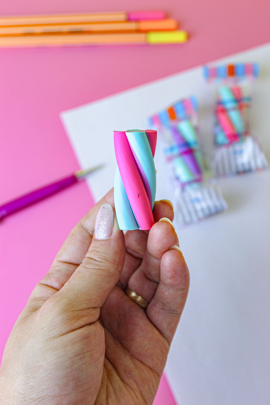 Borracha Colorida Marshmallow Tutti Frutti BRW 3 Borracha Colorida Marshmallow Tutti Frutti BRW - Imagem 3